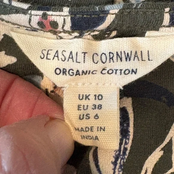 Seasalt Cornwall Women's Dress Carwynnen Midi Dress Painted Daffodil US 6 UK 10 - Picture 5 of 7